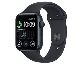 Умные часы Apple Watch SE (2024) 40mm Midnight Aluminium Case with Black Sport Band (EU)