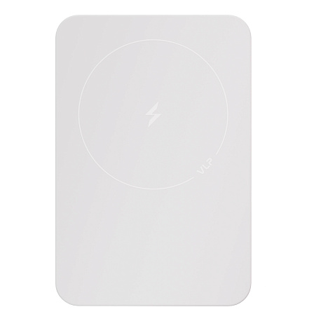 Внешний аккумулятор VLP Lite Power Snap c MagSafe, 5000 mAh, USB-C, белый