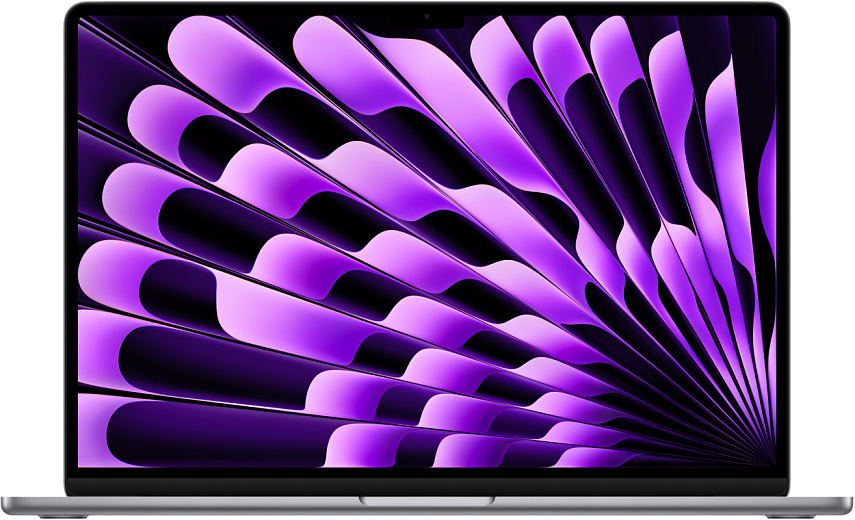 Ноутбук Apple MacBook Air 15" (M2, 8C CPU/10C GPU, 2023), 8 ГБ, 256 ГБ SSD, Space Gray