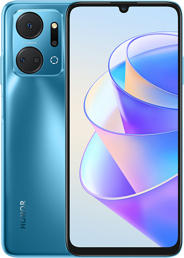 Смартфон HONOR X7 4/128 ГБ, синий океан