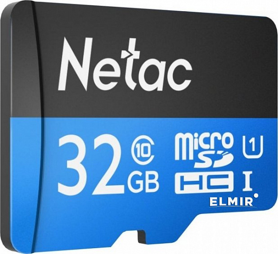 Карта памяти MicroSD Netac 32Gb P500 Standard 80Mb/s