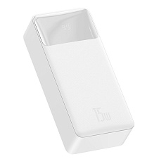 Внешний аккумулятор Baseus Bipow Digital Display Power bank 30000mAh 15W Белый
