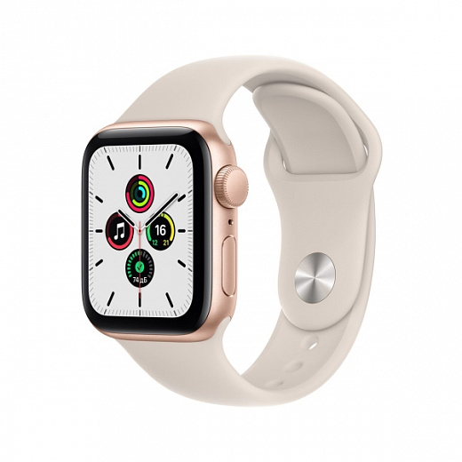 Умные часы Apple Watch SE 40 мм Aluminium Case, золотистый/сияющая звезда