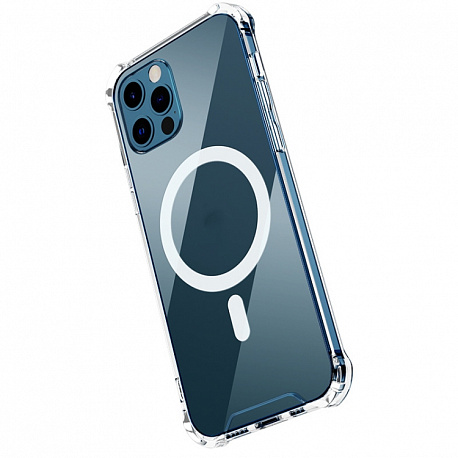 Накладка Magnetic Clear Case для iPhone 13 Pro Max (с MagSafe)