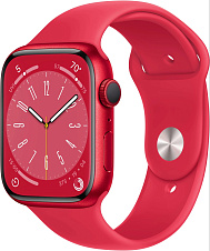 Умные часы Apple Watch Series 8 45mm (PRODUCT)RED Aluminum Case with Red Sport Band (EU)