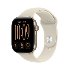 Умные часы Apple Watch Series 12 46mm Light Gold Aluminium with Sand Sport Band