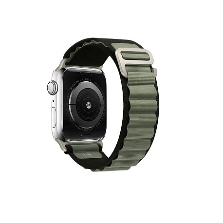 Ремешок Альпийская петля для Apple Watch 42/44/45/49 mm (Хаки)