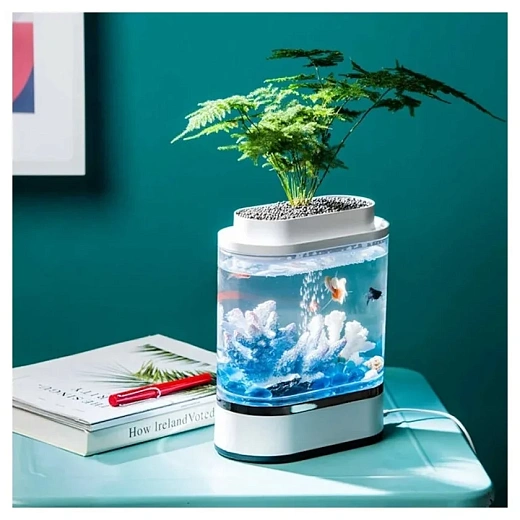 Аквариум 1.5 л Xiaomi Descriptive Geometry C300 Mini Fish Tank