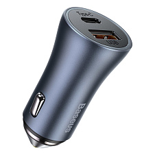 АЗУ Baseus Golden Contactor Pro Dual Fast Charger Car Charger C+C 40W