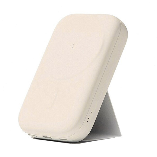 Внешний аккумулятор SOLOVE 10000mAh MagSafe 20W QC 3.0, PD3.0, 3A, бежевый (W13)