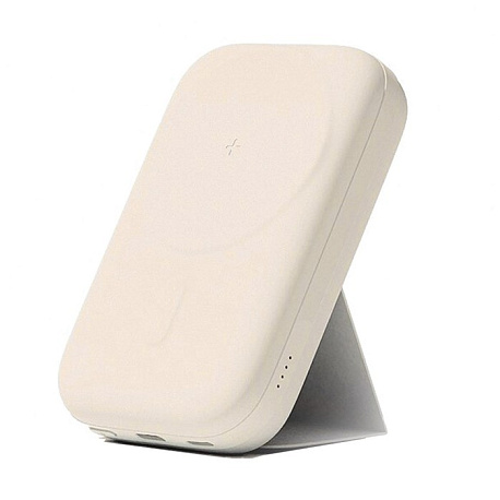 Внешний аккумулятор SOLOVE 10000mAh MagSafe 20W QC 3.0, PD3.0, 3A, бежевый (W13)