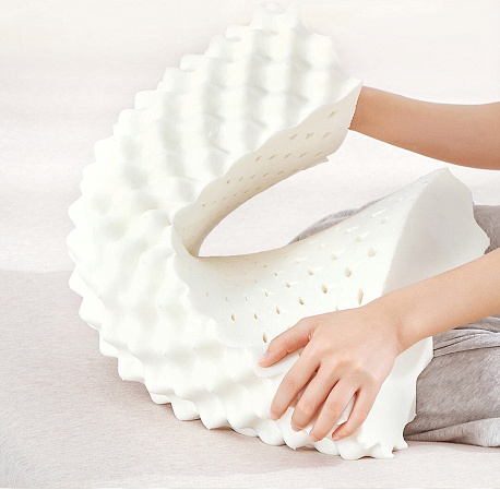 Подушка латексная Xiaomi Mijia Natural Latex Neck Pillow S (MJRJZ01S8H)
