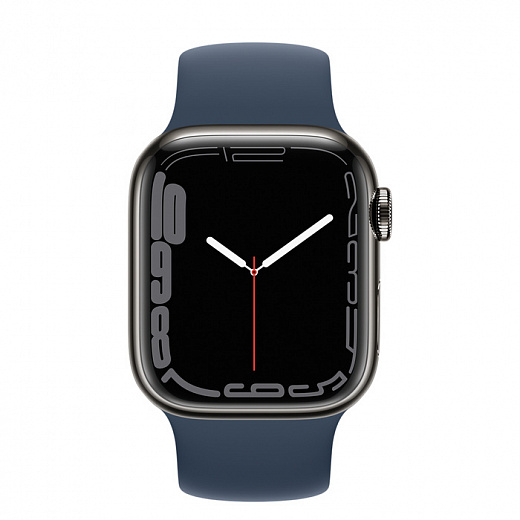 Умные часы Apple Watch Series 7 41mm Blue Aluminium Case with Abyss Blue Sport Band (EU)