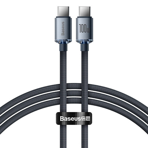 Кабель Baseus Crystal Shine Series Fast Charge Cable Type-C to Type-C 100W 1.2m
