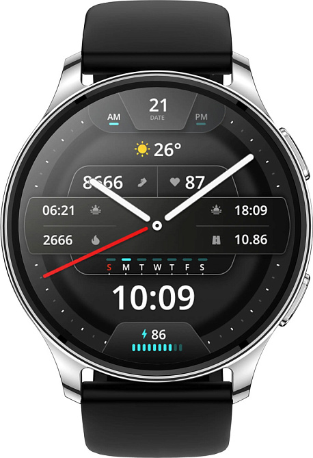 Умные часы Amazfit Pop 3R, серебристые (A2319)