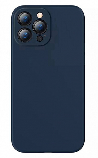 Чехол Baseus Liquid Silica Gel Case для iPhone 13 Pro (Синий)