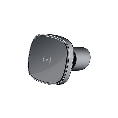 Автомобильный держатель c БЗУ Deppa MageSafe 15W QI Belka, черный (QIWCPQC7)