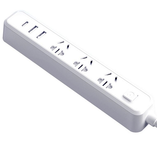 Удлинитель настольный Lydsto 3 розетки, 2xUSB, USB-C (YY-YCXCZ01-W03)