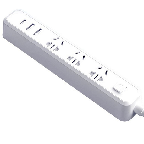 Удлинитель настольный Lydsto 3 розетки, 2xUSB, USB-C (YY-YCXCZ01-W03)