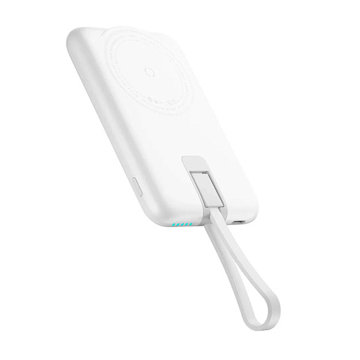 Внешний аккумулятор Movespeed Wireless Charger 5000mAh, USB-C, белый