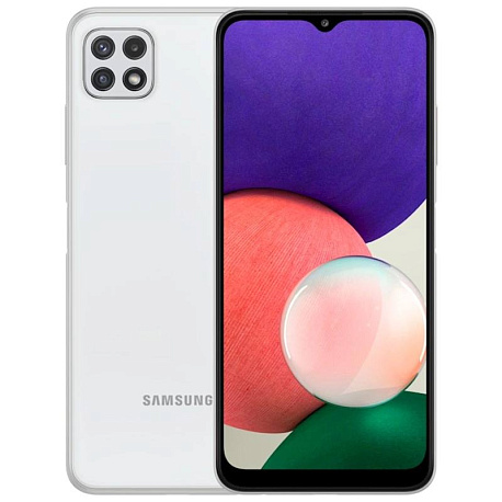 Смартфон Samsung Galaxy A22 4/64 ГБ RU, белый
