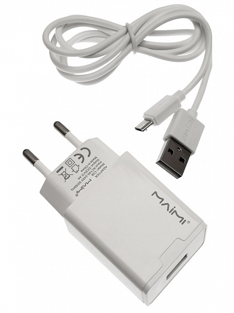 СЗУ MAIMI T7 2.4A + Кабель Micro-USB