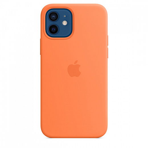 Накладка Silicone Case для iP12/12 Pro (аналог) (Оранжевый)