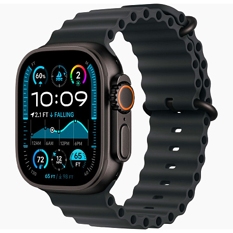 Умные часы Apple Watch Ultra 2 GPS+Cellular 49mm Black Titanium Case with Black Ocean Band (EU)