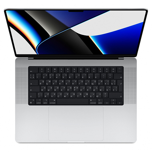 Apple MacBook Pro 16" (M1 Max 10C CPU, 32C GPU, 2021) 32 ГБ, 1 ТБ SSD, серебристый