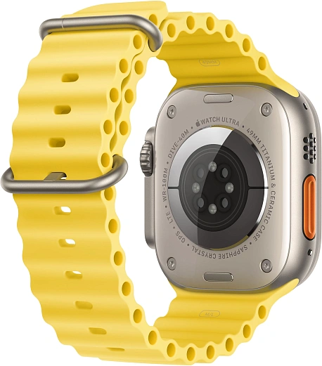 Умные часы Apple Watch Ultra GPS+Cellular 49mm Titanium Case with Yellow Ocean Band (EU)
