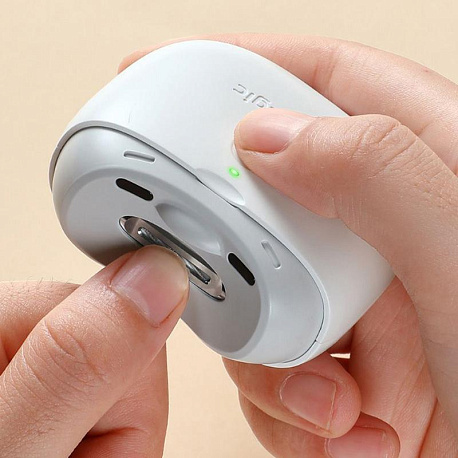 Электрические автоматические кусачки для ногтей Xiaomi Seemagic с подсветкой