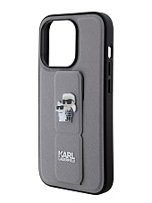 Накладка Karl Lagerfeld для iPhone 16 Pro Max (с подставкой)