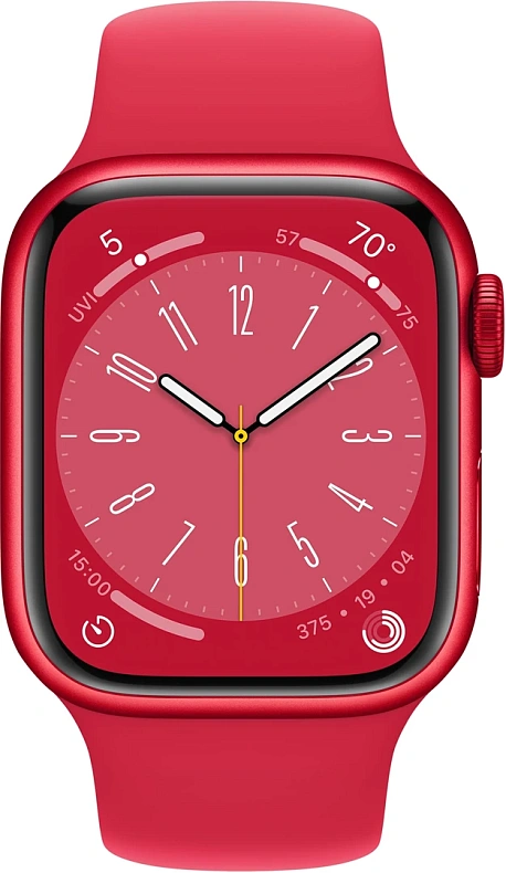 Умные часы Apple Watch Series 8 41mm (PRODUCT)RED Aluminum Case with Red Sport Band (EU)