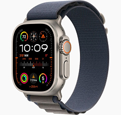 Умные часы Apple Watch Ultra 2 GPS+Cellular 49mm Titanium Case with Blue Alpine Loop (EU)