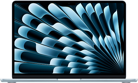Apple MacBook Air 13" (M4 10C CPU, 8C GPU, 2025) 16 ГБ, 256 ГБ SSD, sky blue