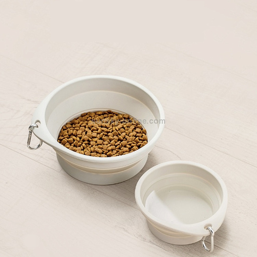 Складная миска для животных Xiaomi Pet Silicone Folding Bowl 1.3L