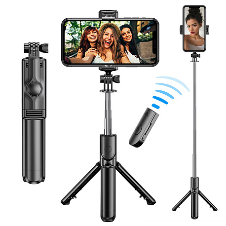 Трипод S03 Selfie Stick Integrated Tripod (Bluetooth)