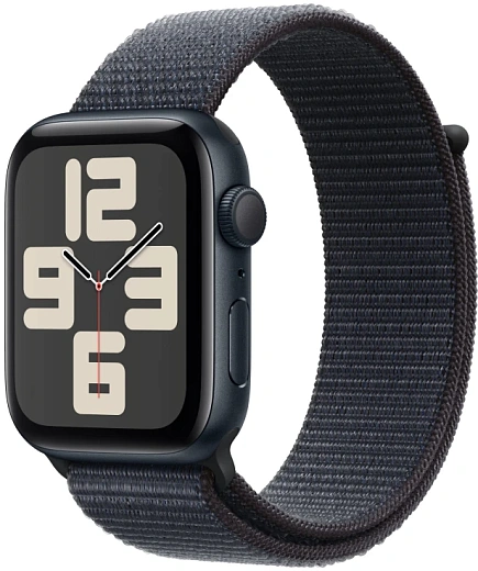 Умные часы Apple Watch SE (2024) 40mm Midnight Aluminium Case with Black Sport Loop (EU)