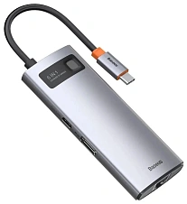 USB-Хаб Baseus StarJoy 6-Port Type-C HUB Adapter Gray WKWG080013