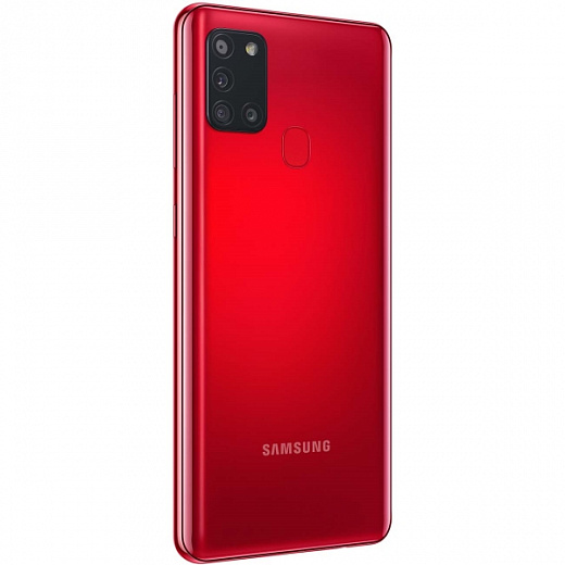 Смартфон Samsung Galaxy A21s 3/32GB, красный