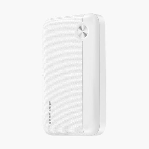 Внешний аккумулятор Keephone Miller 10000mAh PD 22.5W, белый Внешний аккумулятор Keephone Miller 10000mAh PD 22.5W, белый