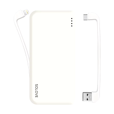 Внешний аккумулятор SOLOVE 10000mAh W7, белый