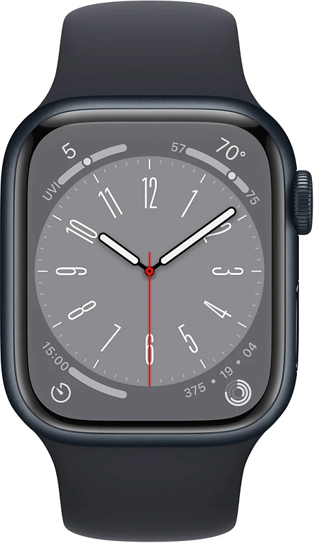 Умные часы Apple Watch Series 8 41mm Midnight Aluminum Case with Black Sport Band (EU)