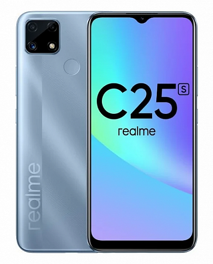 Смартфон realme C25S 4/64 ГБ, water blue