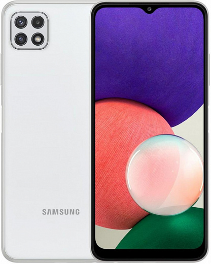 Смартфон Samsung Galaxy A22s 5G 4/64 ГБ RU, белый