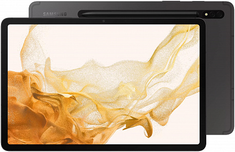 Планшет Samsung Galaxy Tab S8 RU, 8 ГБ/128 ГБ, Wi-Fi, со стилусом, графит