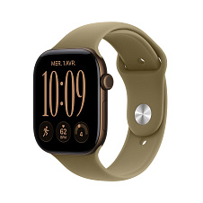 Умные часы Apple Watch Series 12 42mm Dark Bronze Aluminium with Olive Sport Band