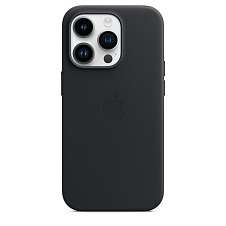 Накладка Magnetic Leather Case для iPhone 14 Pro (Аналог с MagSafe)