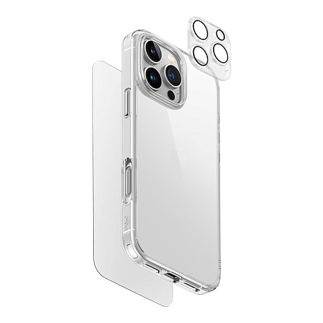Накладка UNIQ ClearVue 360 3in1 для iPhone 16 Pro Max
