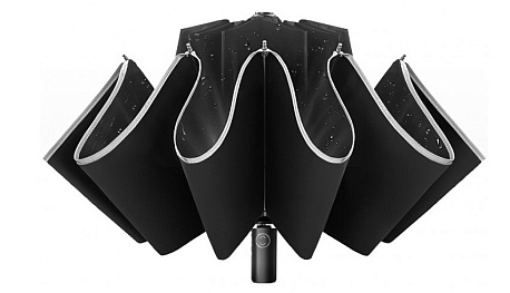 Зонт автомат Xiaomi Zuodu Reverse Folding Umbrella, черный